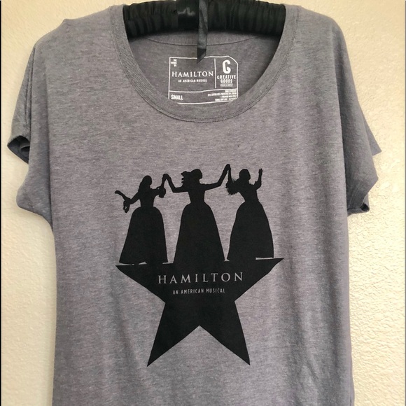 Creative Goods Tops - Hamilton -“An American Musical Tee” Size S
